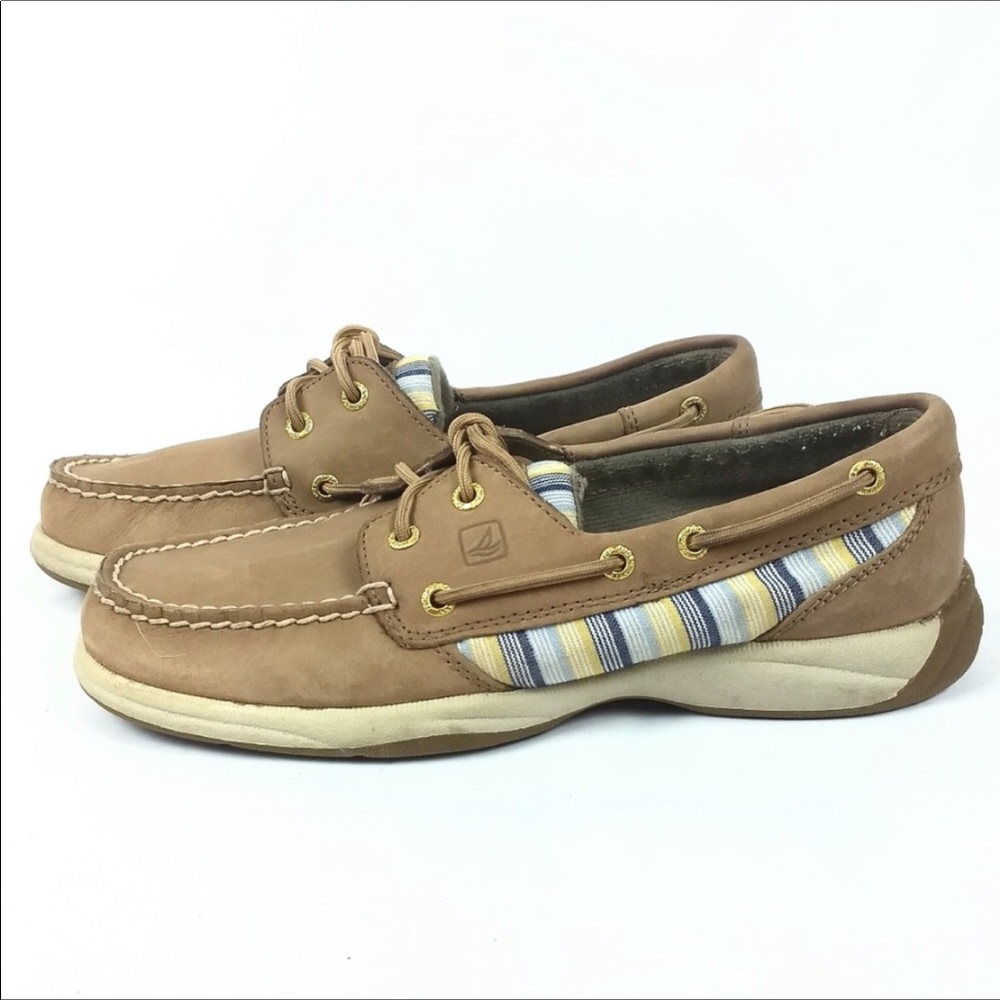 Sperry Intrepid Lace up Boat Shoes Size 6M